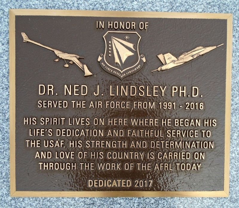Dr. Ned J. Lindsley Ph.D. Marker image. Click for full size.