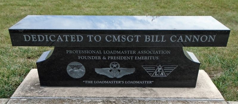Dedicated to CMSgt Bill Cannon Marker image. Click for full size.
