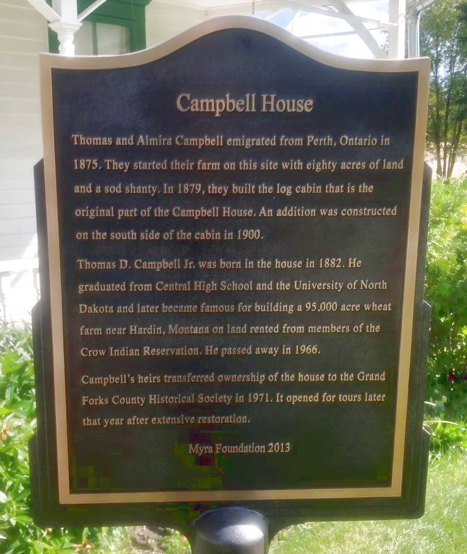 Campbell House Marker image. Click for full size.