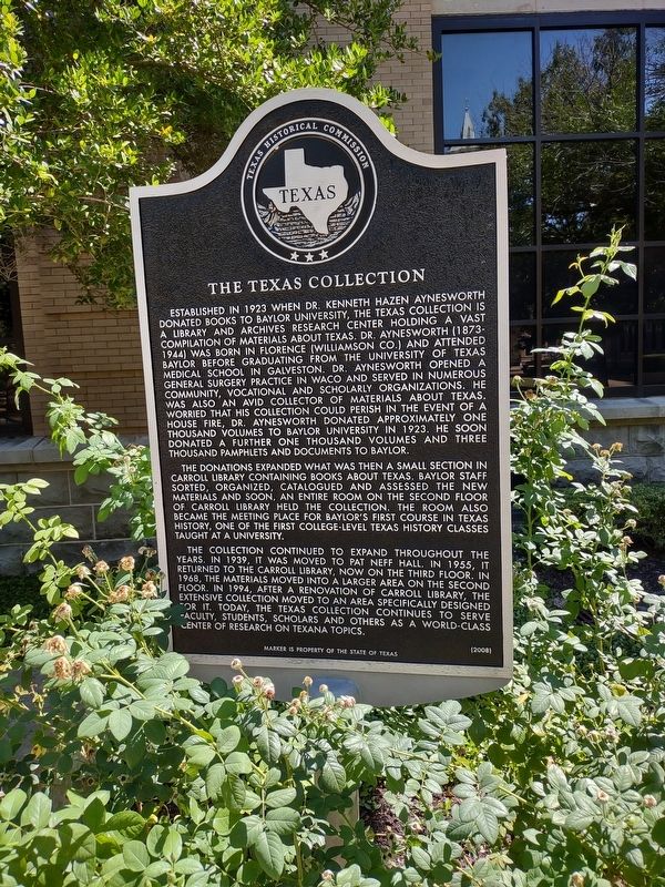 The Texas Collection Marker image. Click for full size.