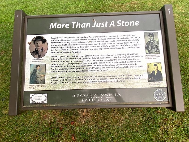 More Than Just A Stone Marker image. Click for full size.