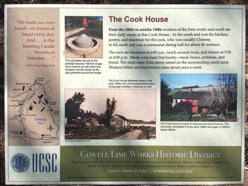 Cook House Marker image. Click for full size.