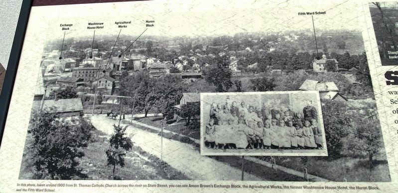 Schools In Lower Town Marker. Click for full size. Schools In Lower Town Marker image. Click for full size.