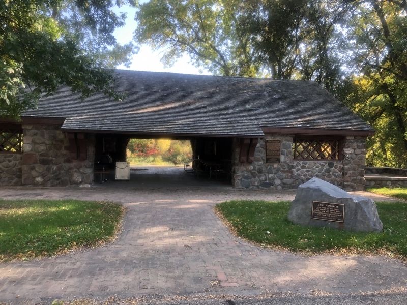 CCC Memorial shelter image. Click for full size.