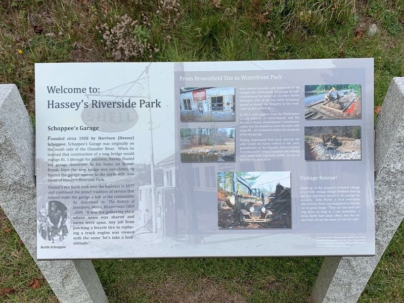 Hassey’s Riverside Park Marker. Click for full size. Hassey’s Riverside Park Marker image. Click for full size.