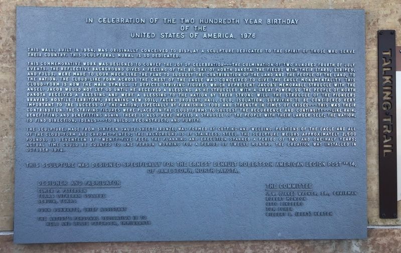 In Celebration of the Two Hundredth Year Birthday of the United States of America, 1976 Marker. Click for full size. In Celebration of the Two Hundredth Year Birthday of the United States of America, 1976 Marker image. Click for full size.