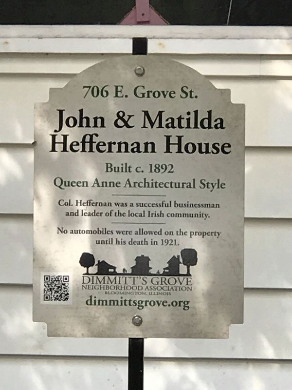 John & Matilda Heffernan House Marker image. Click for full size.