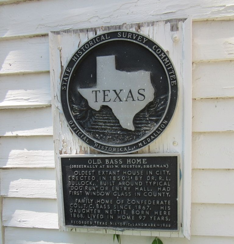 Old Bass Home Marker. Click for full size. Old Bass Home Marker image. Click for full size.