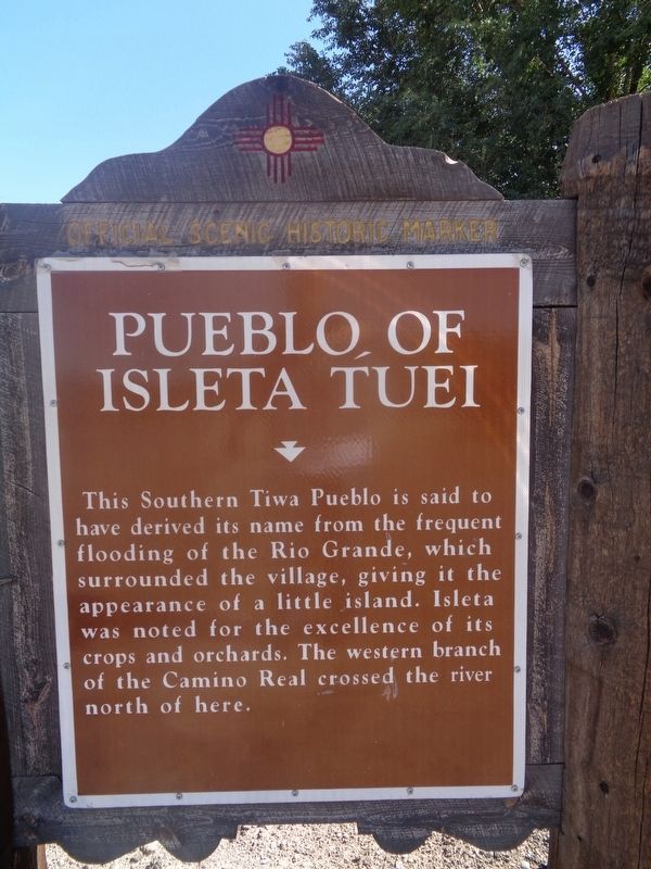 Pueblo of Isleta Tuei Marker image. Click for full size.