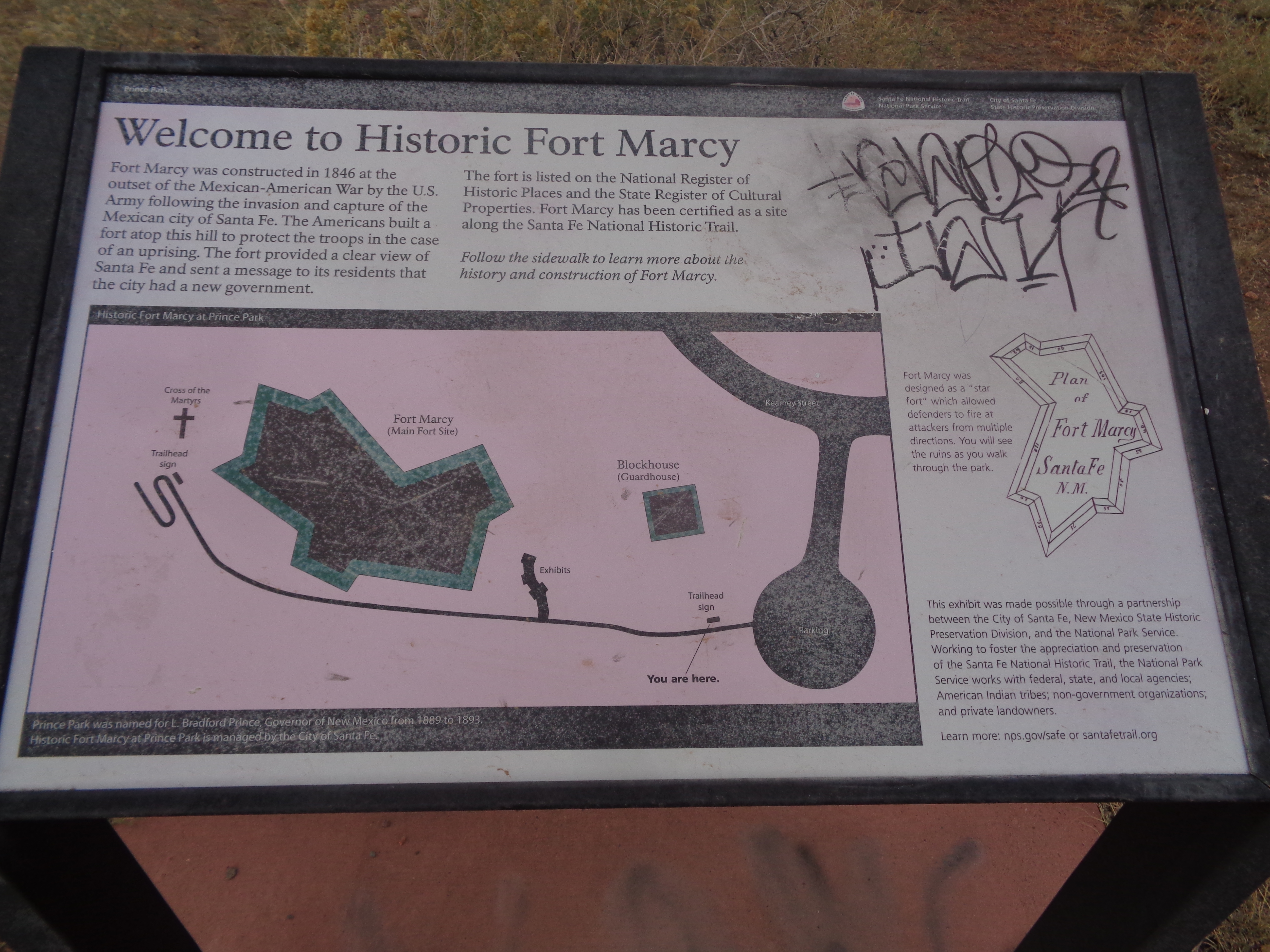 Welcome to Historic Fort Marcy Marker