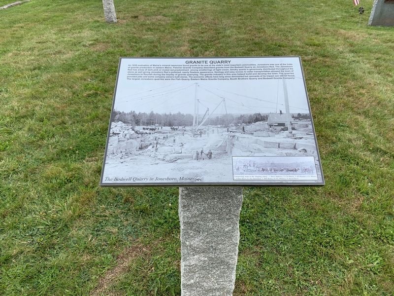 Granite Quarry Marker image. Click for full size.