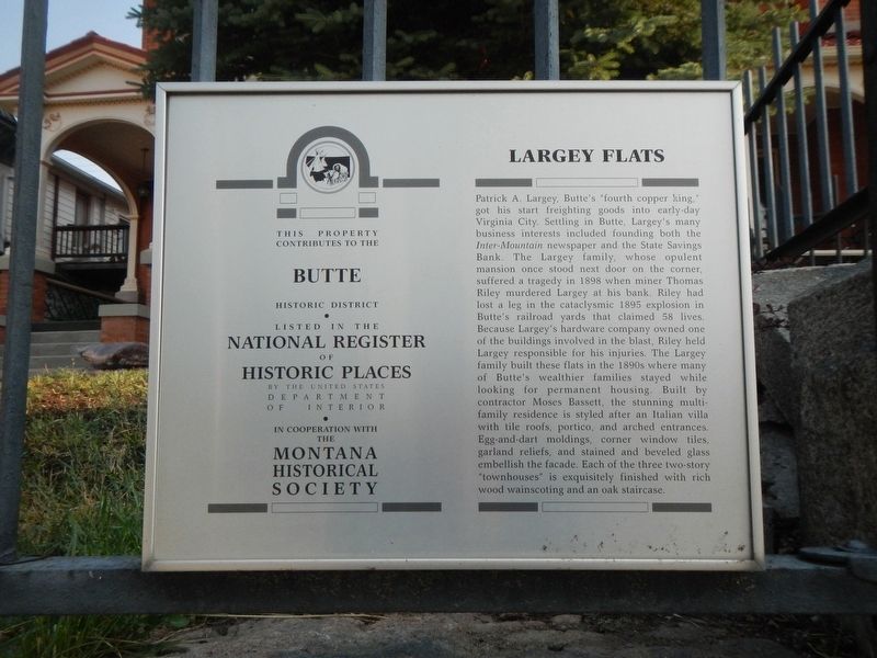 Largey Flats Marker image. Click for full size.