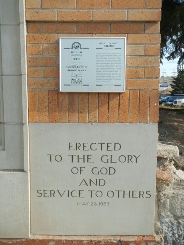 Salvation Army Building Marker image. Click for full size.