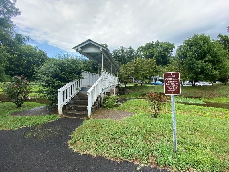 Donoho Bowling Alley Marker. Click for full size. Donoho Bowling Alley Marker image. Click for full size.