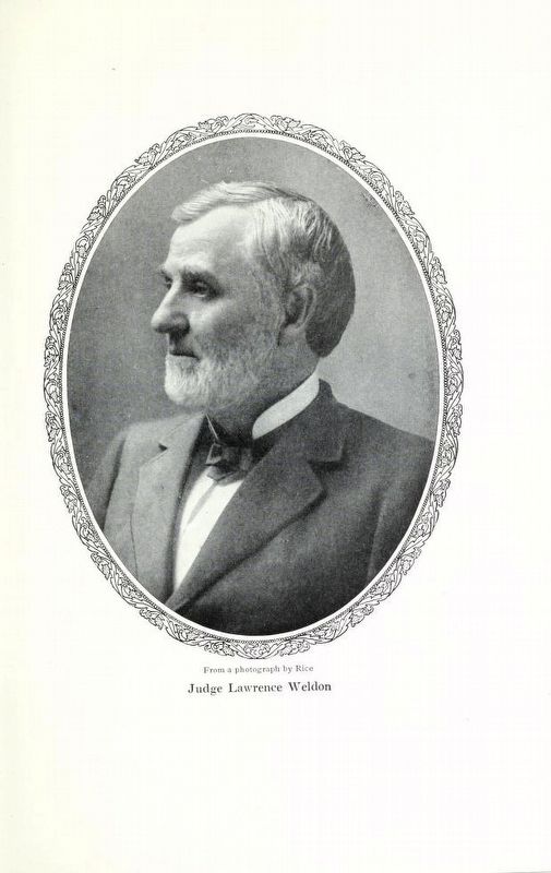 Judge Lawrence Weldon image. Click for full size.