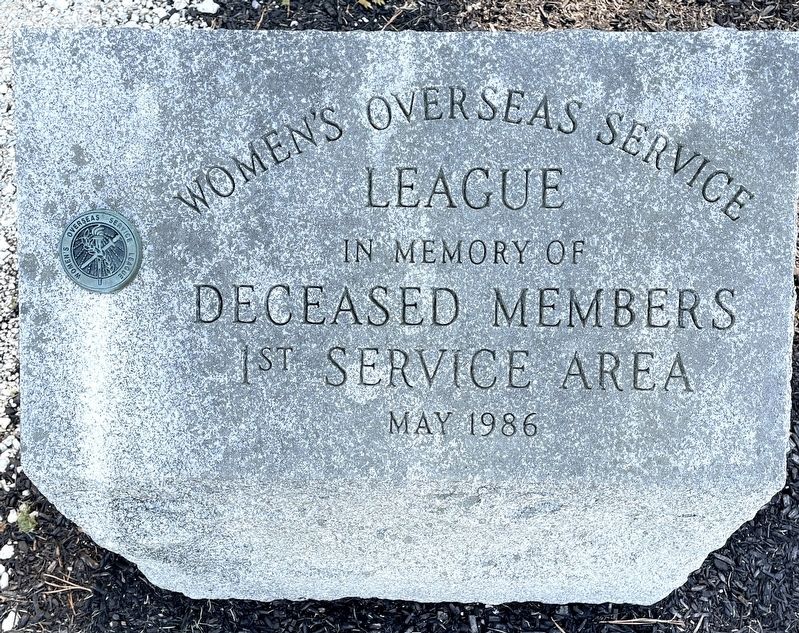 Women’s Overseas Service League Marker image. Click for full size.