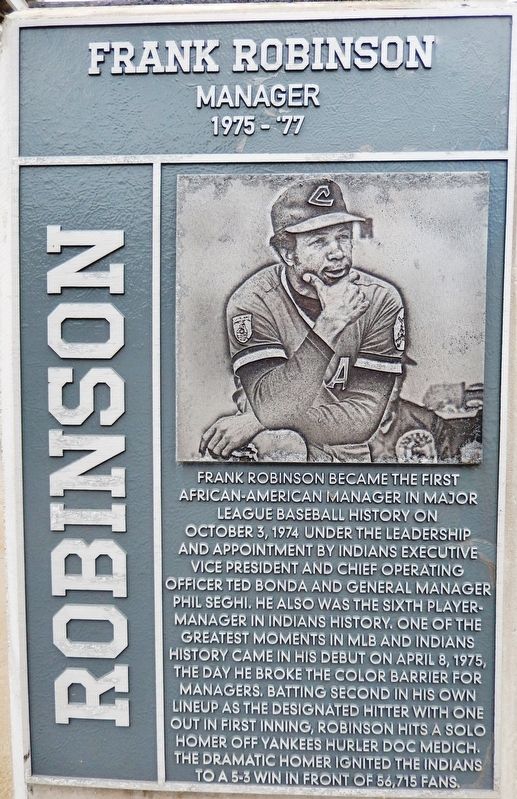 Frank Robinson Marker image. Click for full size.