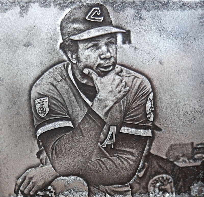 Marker detail: Frank Robinson image. Click for full size.