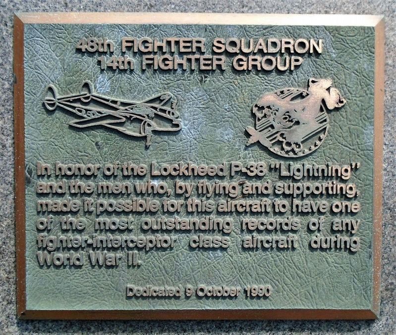 48th Fighter Squadron Marker image. Click for full size.