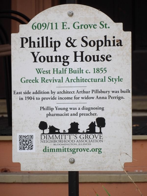 Phillip & Sophia Young House Marker image. Click for full size.