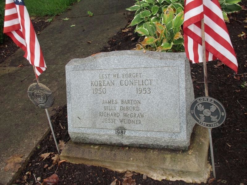 Miamisburg Korean Conflict Memorial image. Click for full size.