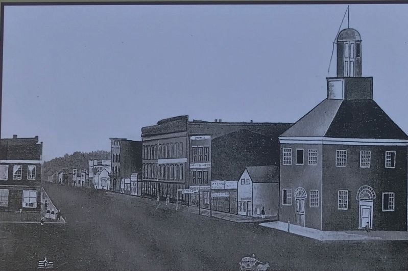 Lincoln on the Circuit Marker detail image. Click for full size.