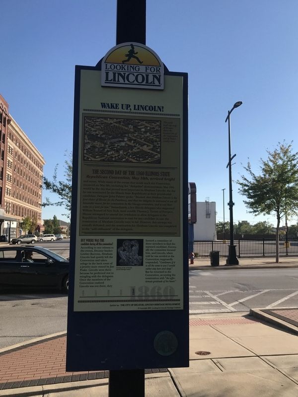 Wake Up, Lincoln! Marker image. Click for full size.