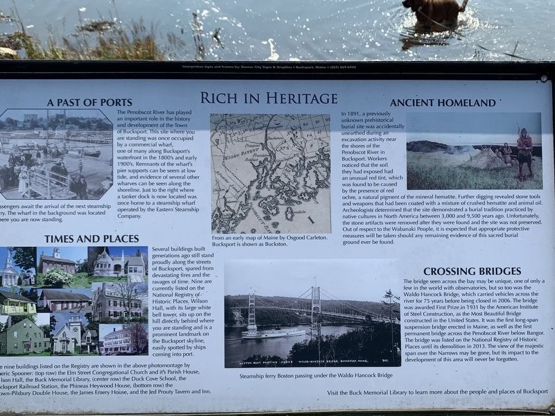 Rich in Heritage Marker. Click for full size. Rich in Heritage Marker image. Click for full size.