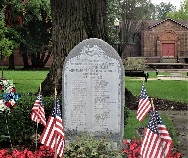 Miamisburg WW II Memorial image. Click for full size.