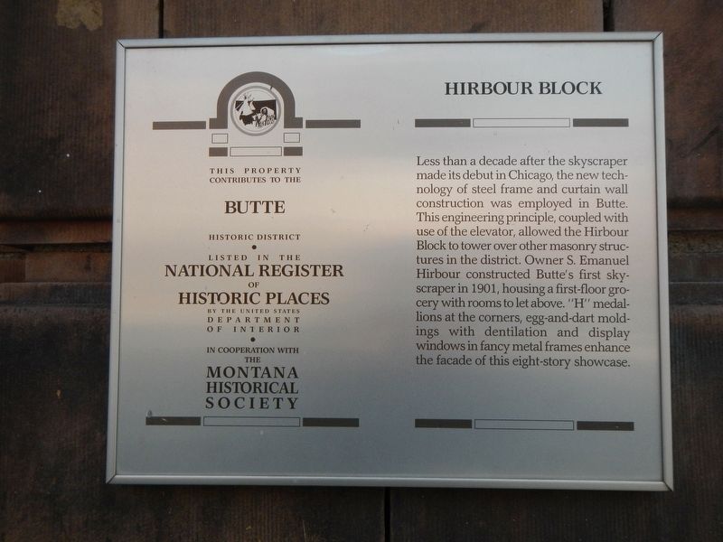 Hirbour Block Marker image. Click for full size.