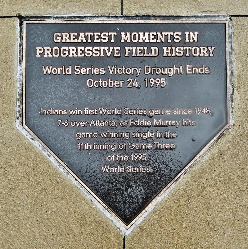 World Series Victory Drought Ends Marker image. Click for full size.