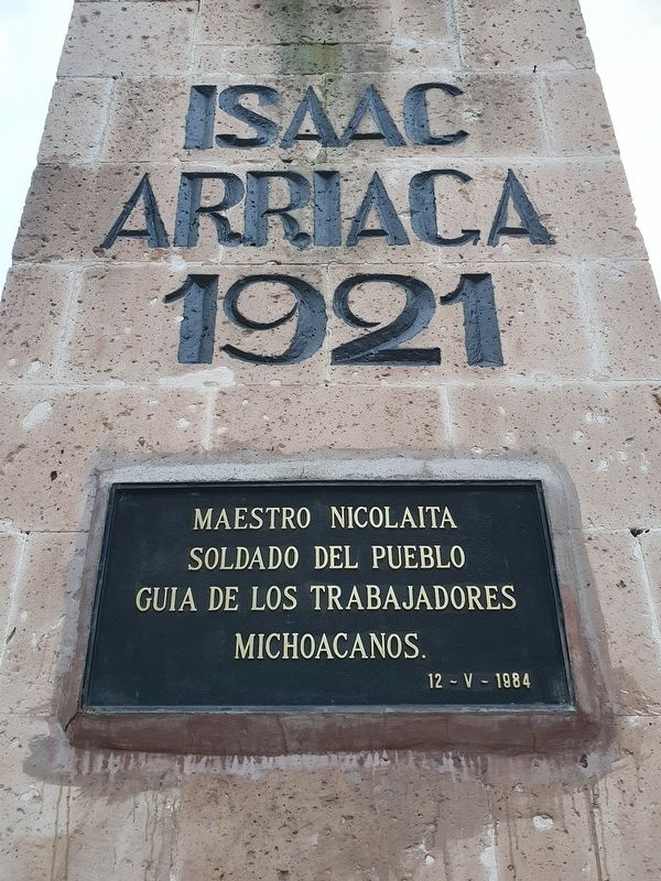 Isaac Arriaga Marker image. Click for full size.