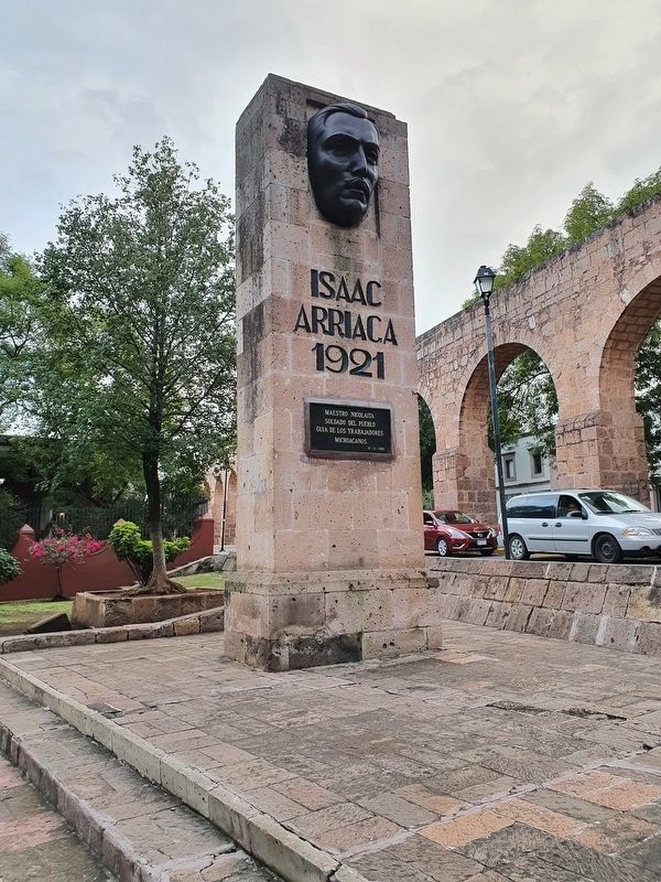 Isaac Arriaga Marker and Monument image. Click for full size.
