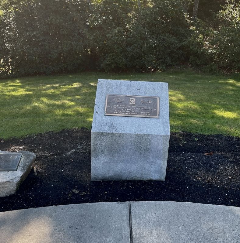 82 Airborne Division Association Veterans Memorial image. Click for full size.