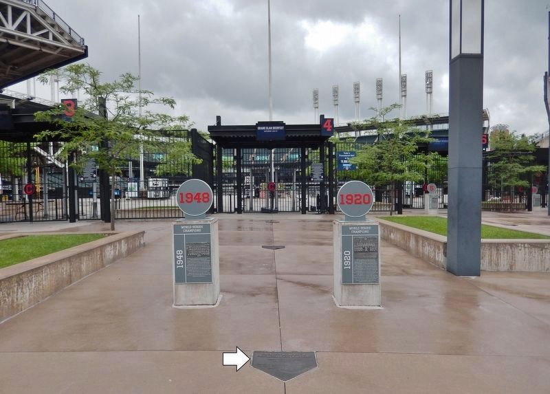 Lofton Scales the Wall Marker. Click for full size. Lofton Scales the Wall Marker image. Click for full size.