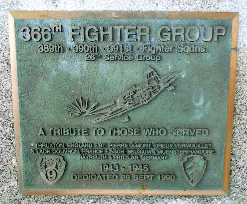 366<sup>th</sup> Fighter Group Marker image. Click for full size.