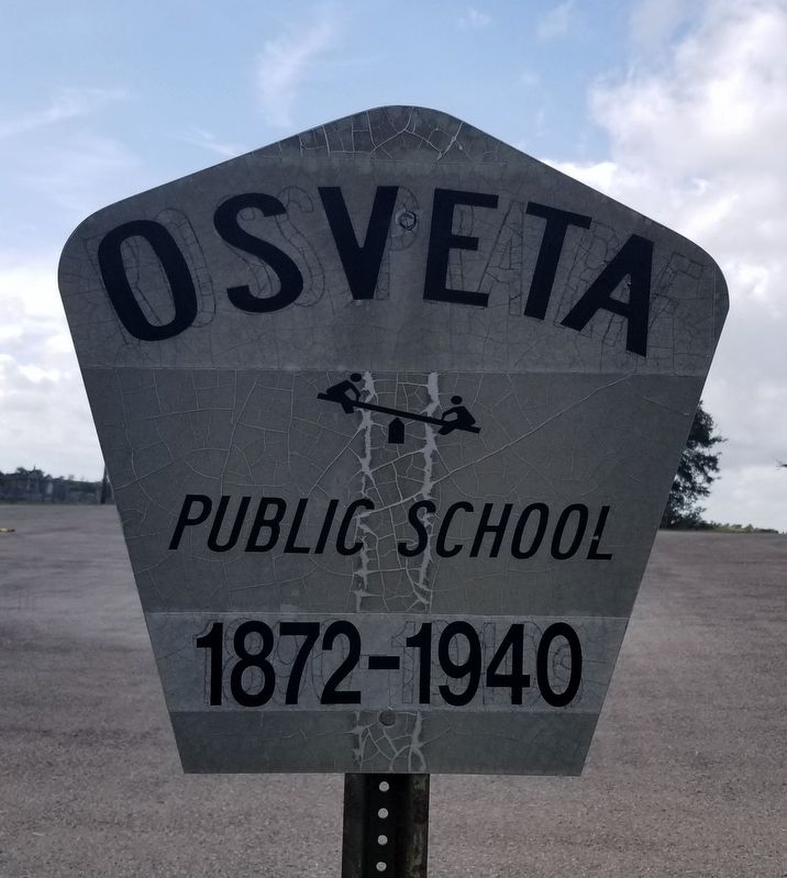 Osveta Public School Marker image. Click for full size.
