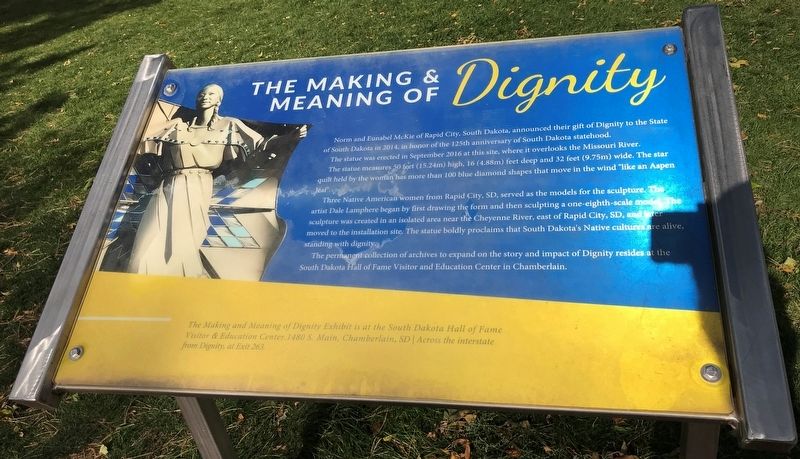 The Making & Meaning of Dignity Marker. Click for full size. The Making & Meaning of Dignity Marker image. Click for full size.