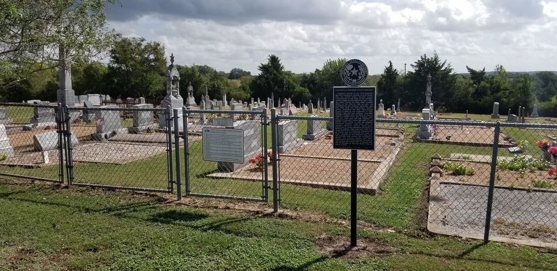 The Fayetteville Brethren Church Cemetery and Marker image. Click for full size.