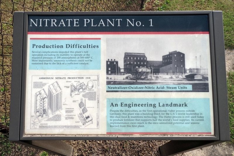 Nitrate Plant No. 1 Marker. Click for full size. Nitrate Plant No. 1 Marker image. Click for full size.
