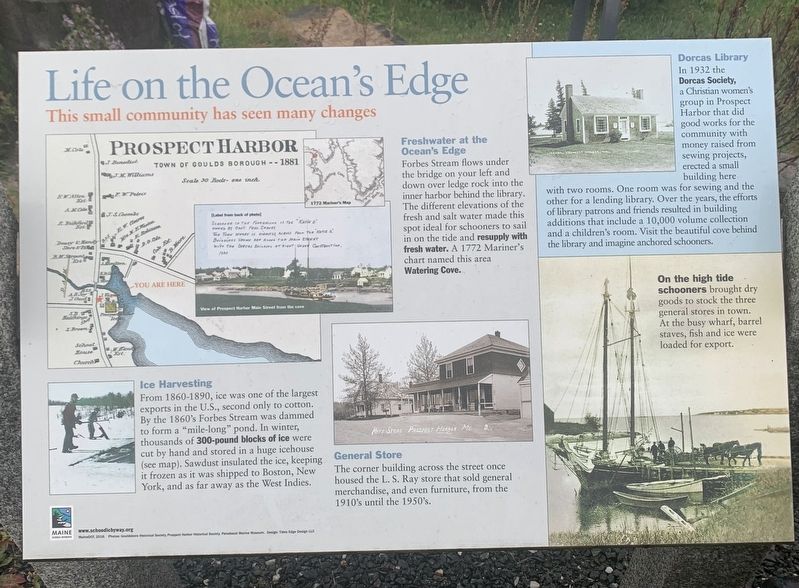 Life on the Ocean’s Edge Marker. Click for full size. Life on the Ocean’s Edge Marker image. Click for full size.