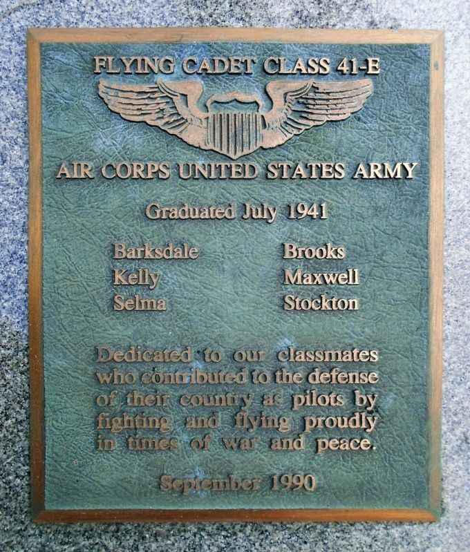 Flying Cadet Class 41-E Marker image. Click for full size.