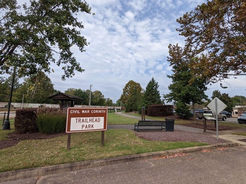 Civil War Corinth - Trailhead Park image. Click for full size.