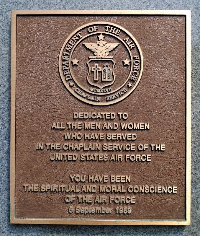 USAF Chaplain Service Marker image. Click for full size.