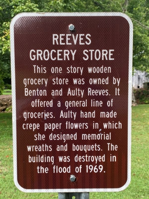 Reeves Grocery Store Marker image. Click for full size.