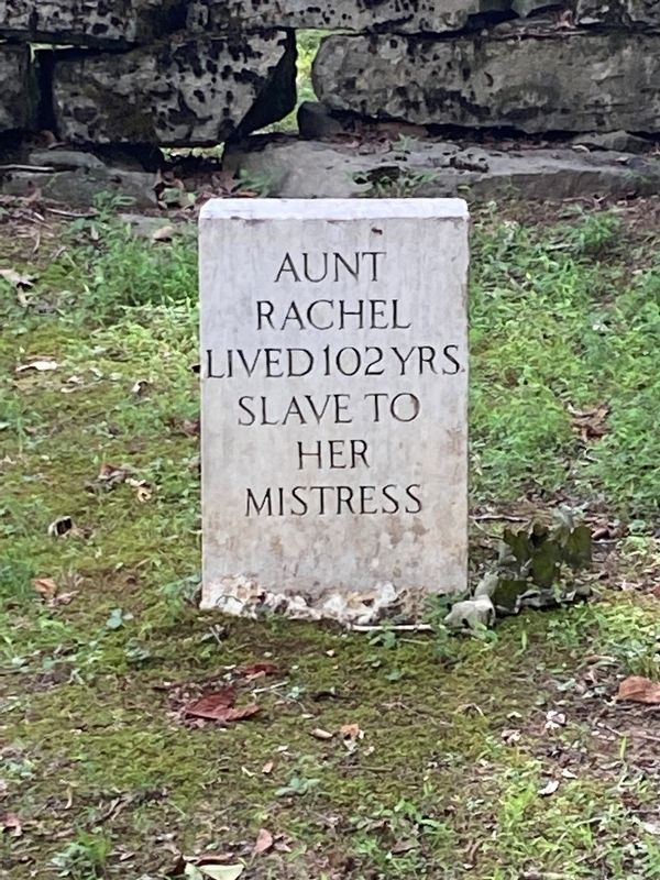 Aunt Rachel Headstone image. Click for full size.
