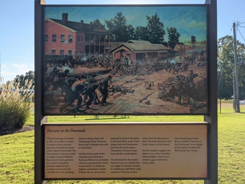 Decision at the Crossroads Marker image. Click for full size.