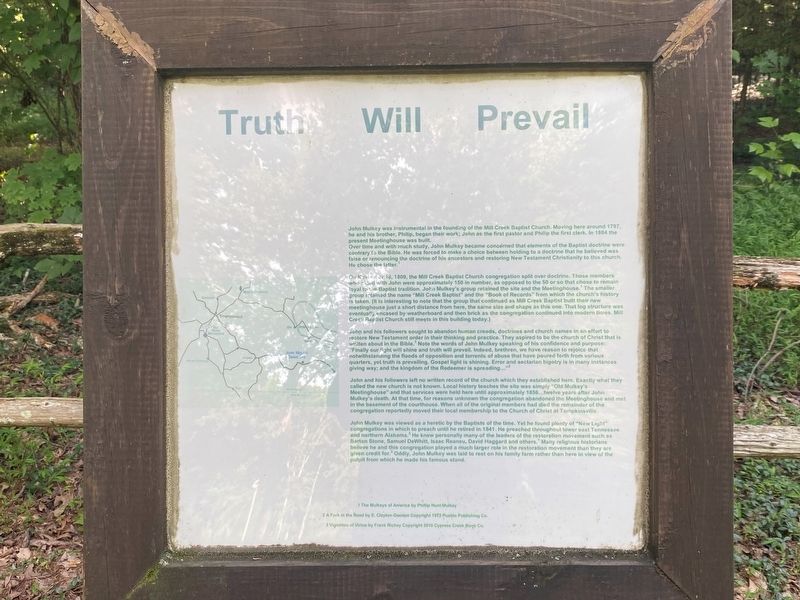 Truth Will Prevail Marker. Click for full size. Truth Will Prevail Marker image. Click for full size.