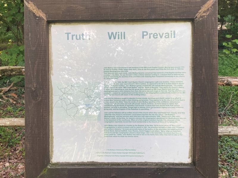 Truth Will Prevail Marker image. Click for full size.