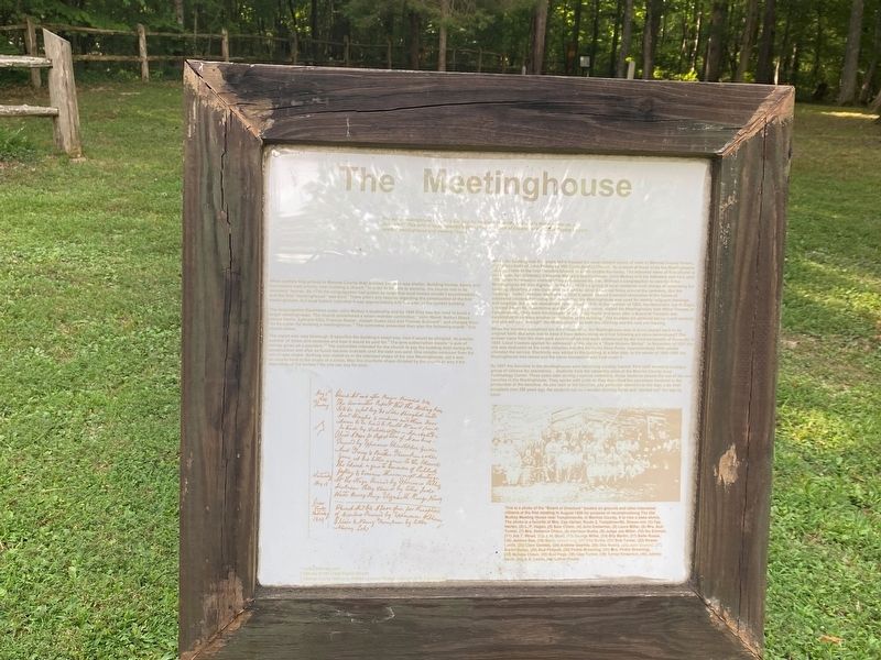 The Meetinghouse Marker image. Click for full size.